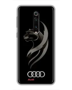 Чохол для Xiaomi Redmi K20 з картинкою «Графіка — пантера та Audi»