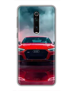 Чохол для Xiaomi Redmi K20 з картинкою «Audi RS — червоний стиль»