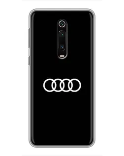 Чохол для Xiaomi Redmi K20 з картинкою «Audi White Logo»