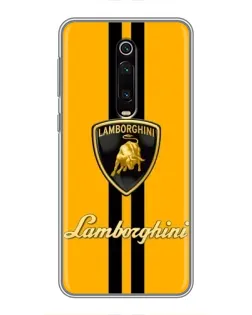 Чохол для Xiaomi Redmi K20 з картинкою «Lamborghini Stripe жовтий»