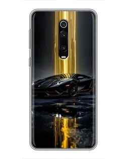 Чохол для Xiaomi Redmi K20 з картинкою «Нічний Lamborghini драйв»