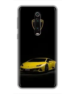Чохол для Xiaomi Redmi K20 з картинкою «Lamborghini жовтий акцент»