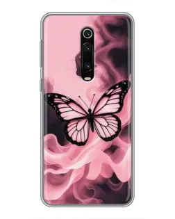 Чохол для Xiaomi Redmi K20 з картинкою «Метелик у диму»