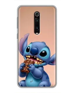 Чохол для Xiaomi Redmi K20 з картинкою «Стіч їсть шоколад»