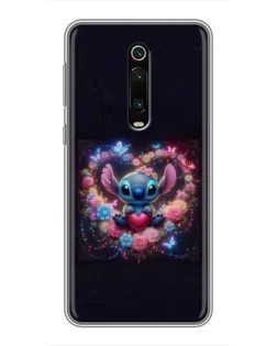 Чохол для Xiaomi Redmi K20 з картинкою «Stitch у квітах»