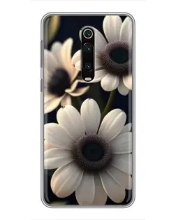Чохол для Xiaomi Redmi K20 з картинкою «Білі маргаритки макро»