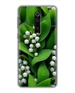 Чохол для Xiaomi Redmi K20 з картинкою «Конвалії в зелені»