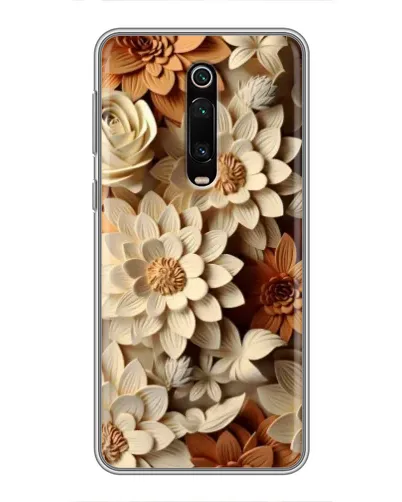 Чохол для Xiaomi Redmi K20 з картинкою «Бежевий флористичний декор» Чохол для Xiaomi Redmi K20 з картинкою «Бежевий флористичний декор»