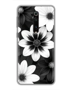 Чохол для Xiaomi Redmi K20 з картинкою «Монохромні айстри»