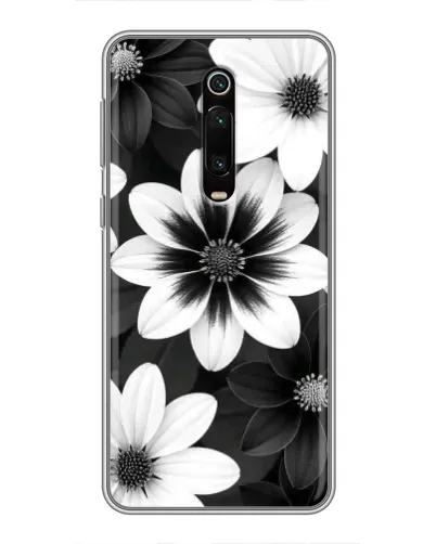 Чохол для Xiaomi Redmi K20 з картинкою «Монохромні айстри» Чохол для Xiaomi Redmi K20 з картинкою «Монохромні айстри»