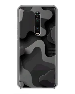 Чохол для Xiaomi Redmi K20 з картинкою «Темний абстрактний камуфляж»