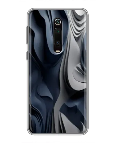 Чехол для Xiaomi Redmi K20 с картинкой «Объемные синие складки» Чехол для Xiaomi Redmi K20 с картинкой «Объемные синие складки»