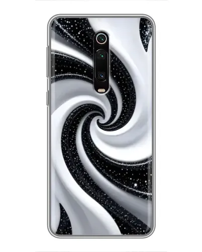 Чехол для Xiaomi Redmi K20 с картинкой «Черно-белая спираль» Чехол для Xiaomi Redmi K20 с картинкой «Черно-белая спираль»