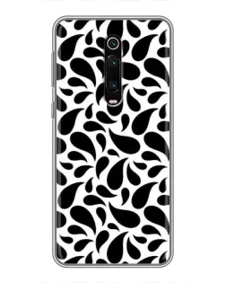 Чехол для Xiaomi Redmi K20 с картинкой «Контрастные черные капли»