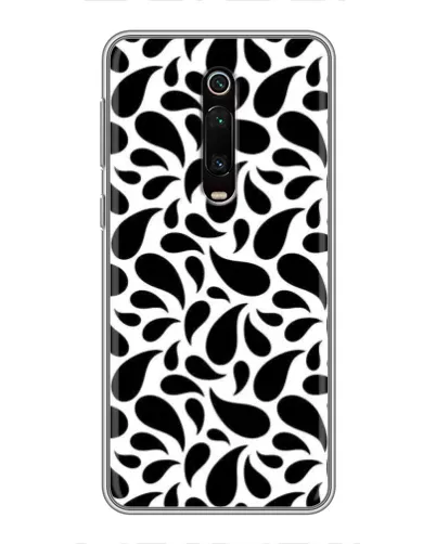 Чехол для Xiaomi Redmi K20 с картинкой «Контрастные черные капли» Чехол для Xiaomi Redmi K20 с картинкой «Контрастные черные капли»