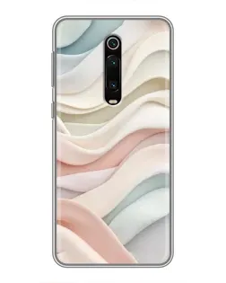 Чехол для Xiaomi Redmi K20 с картинкой «Пастельные нежные волны»