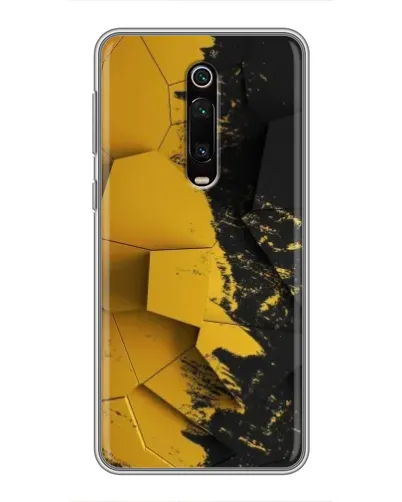 Чехол для Xiaomi Redmi K20 с картинкой «Золотые осколки геометрии» Чехол для Xiaomi Redmi K20 с картинкой «Золотые осколки геометрии»