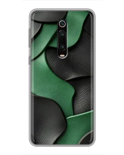 Чехол для Xiaomi Redmi K20 с картинкой «Зеленые кожаные волны» Чехол для Xiaomi Redmi K20 с картинкой «Зеленые кожаные волны»