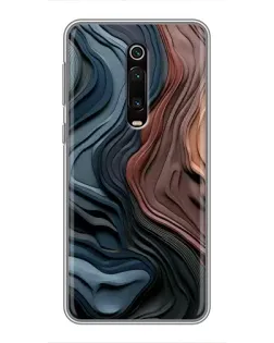 Чехол для Xiaomi Redmi K20 с картинкой «Цветные волны каньона»