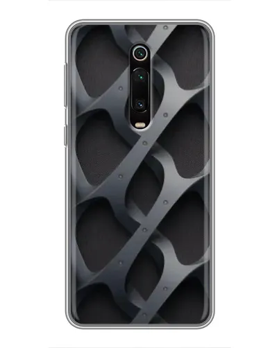 Чехол для Xiaomi Redmi K20 с картинкой «Объемное серое плетение» Чехол для Xiaomi Redmi K20 с картинкой «Объемное серое плетение»