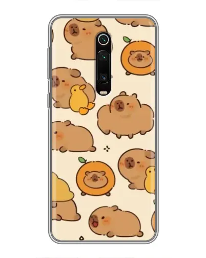 Чехол для Xiaomi Redmi K20 с картинкой «Капибары с апельсинами»