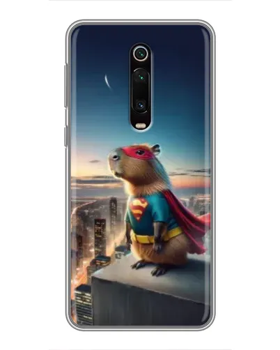 Чехол для Xiaomi Redmi K20 с картинкой «Капи-мен супергерой»