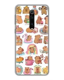 Чохол для Xiaomi Redmi K20 з картинкою «Капібари набір» Чохол для Xiaomi Redmi K20 з картинкою «Капібари набір»
