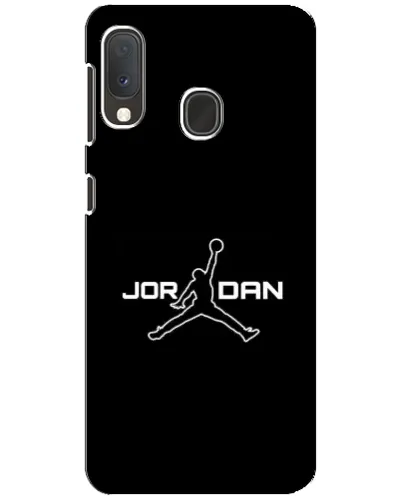 Чехол для Samsung Galaxy A20e с картинкой «Nike Pink Swirl»