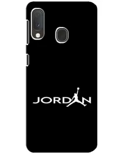 Чехол для Samsung Galaxy A20e с картинкой «Jordan White Logo» Чехол для Samsung Galaxy A20e с картинкой «Jordan White Logo»
