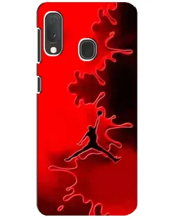 Чехол для Samsung Galaxy A20e с картинкой «Jordan Red Smoke» Чехол для Samsung Galaxy A20e с картинкой «Jordan Red Smoke»