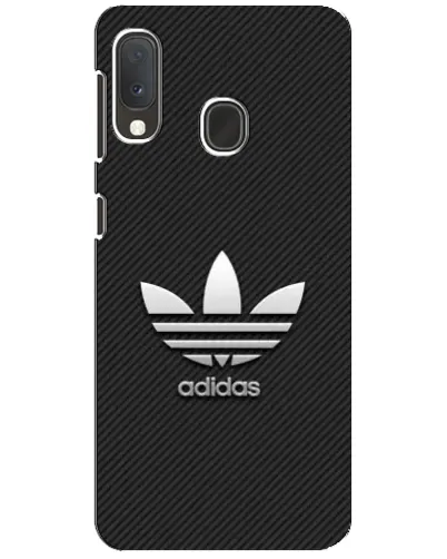 Чохол для Samsung Galaxy A20e з картинкою «Adidas Карбонова текстура» Чохол для Samsung Galaxy A20e з картинкою «Adidas Карбонова текстура»