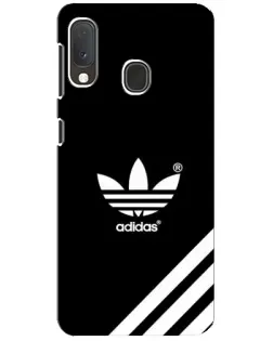 Чохол для Samsung Galaxy A20e з картинкою «Adidas з діагональними смугами»