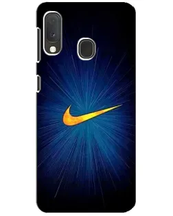 Чехол для Samsung Galaxy A20e с картинкой «Синий пульс Nike»