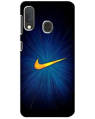 Чехол для Samsung Galaxy A20e с картинкой «Синий пульс Nike» Чехол для Samsung Galaxy A20e с картинкой «Синий пульс Nike»