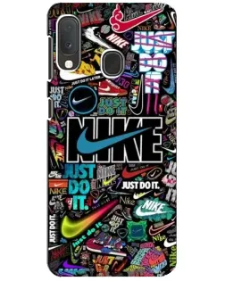 Чехол для Samsung Galaxy A20e с картинкой «Яркий коллаж Nike»