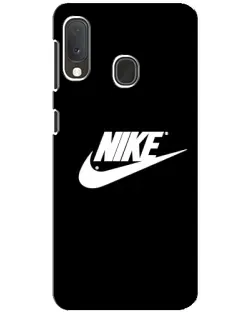 Чехол для Samsung Galaxy A20e с картинкой «Мазки краски Nike»