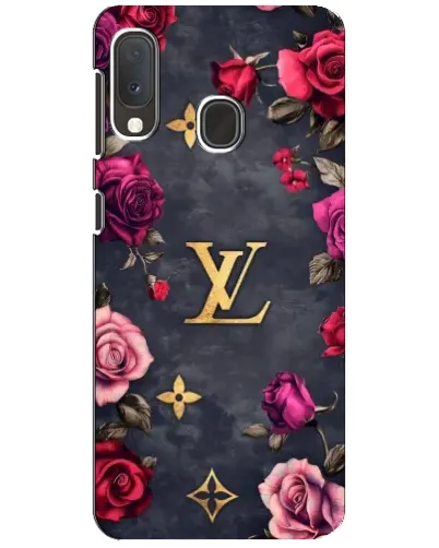 Чехол для Samsung Galaxy A20e с картинкой «Цветочный Louis Vuitton»