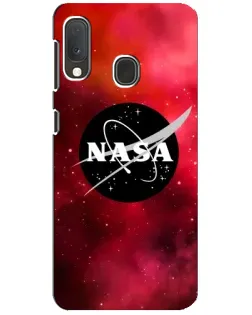Чехол для Samsung Galaxy A20e с картинкой «NASA — красная туманность»