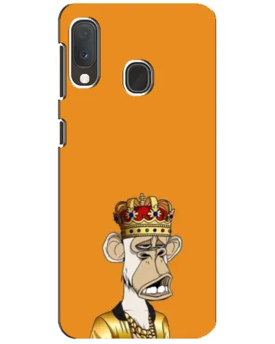 Чехол для Samsung Galaxy A20e с картинкой «Золотая обезьяна Bored Ape» Чехол для Samsung Galaxy A20e с картинкой «Золотая обезьяна Bored Ape»