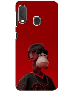 Чохол для Samsung Galaxy A20e з картинкою «Bored Ape в червоному» Чохол для Samsung Galaxy A20e з картинкою «Bored Ape в червоному»