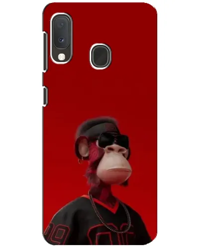 Чехол для Samsung Galaxy A20e с картинкой «Bored Ape в красном» Чехол для Samsung Galaxy A20e с картинкой «Bored Ape в красном»