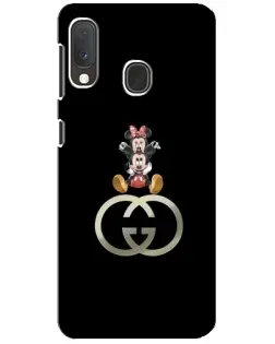 Чохол для Samsung Galaxy A20e з картинкою «Мінні Маус на лого» Чохол для Samsung Galaxy A20e з картинкою «Мінні Маус на лого»