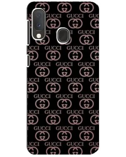 Чохол для Samsung Galaxy A20e з картинкою «Класична монограма Gucci»