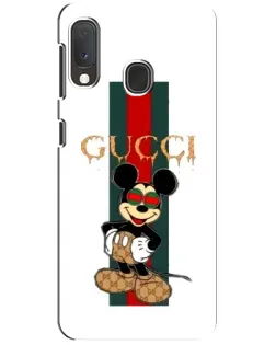 Чохол для Samsung Galaxy A20e з картинкою «Міккі Маус Gucci — смуги» Чохол для Samsung Galaxy A20e з картинкою «Міккі Маус Gucci — смуги»