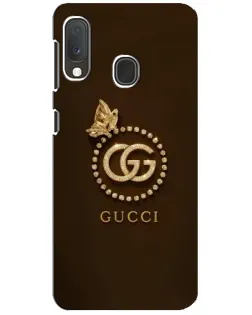 Чохол для Samsung Galaxy A20e з картинкою «Gucci — золотий метелик» Чохол для Samsung Galaxy A20e з картинкою «Gucci — золотий метелик»