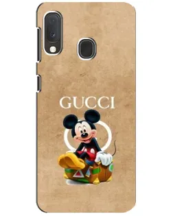Чохол для Samsung Galaxy A20e з картинкою «Міккі Маус Gucci — крафт» Чохол для Samsung Galaxy A20e з картинкою «Міккі Маус Gucci — крафт»