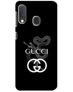 Чохол для Samsung Galaxy A20e з картинкою «Gucci — срібна змія» Чохол для Samsung Galaxy A20e з картинкою «Gucci — срібна змія»