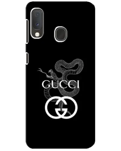 Чохол для Samsung Galaxy A20e з картинкою «Gucci — срібна змія»