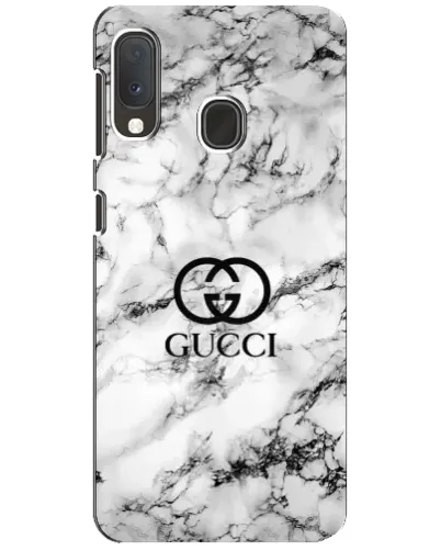 Чохол для Samsung Galaxy A20e з картинкою «Gucci — мармуровий шик»