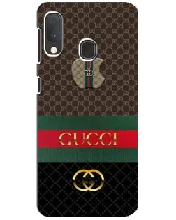 Чохол для Samsung Galaxy A20e з картинкою «Gucci — брендований десерт» Чохол для Samsung Galaxy A20e з картинкою «Gucci — брендований десерт»